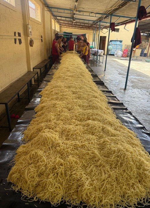 公共大廚房麵食鋪放與協作處理現況